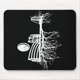 Unique Disc Golf Gift Tree Disc Frisbees Cool Disc Mouse Pad