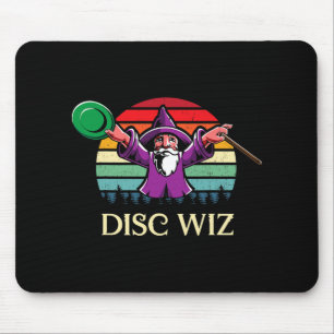 Unique Disc Golf Player Gift Frisbees Golfer Cool Mouse Pad