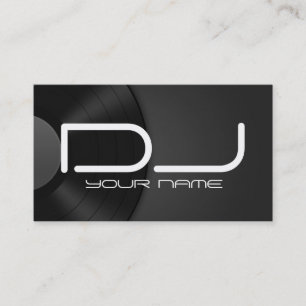 Unique DJ Business Card