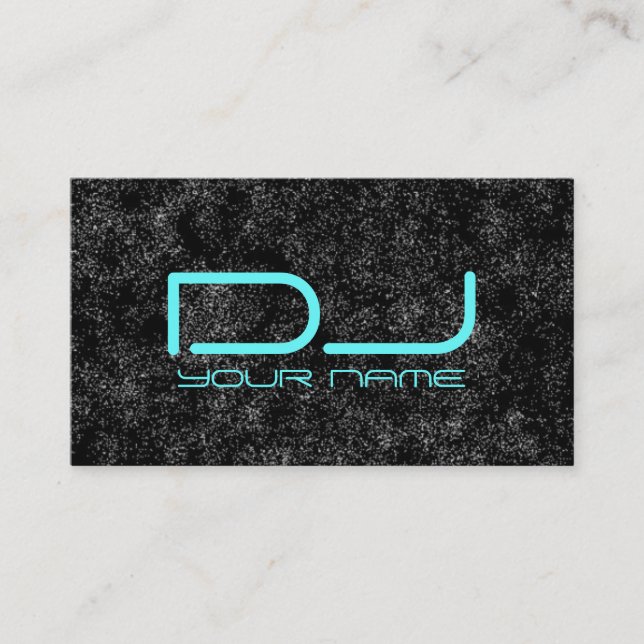 Unique DJ Business Card (Front)