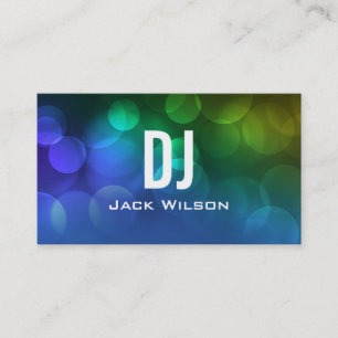 UNIQUE DJ BUSINESS CARD   Blue