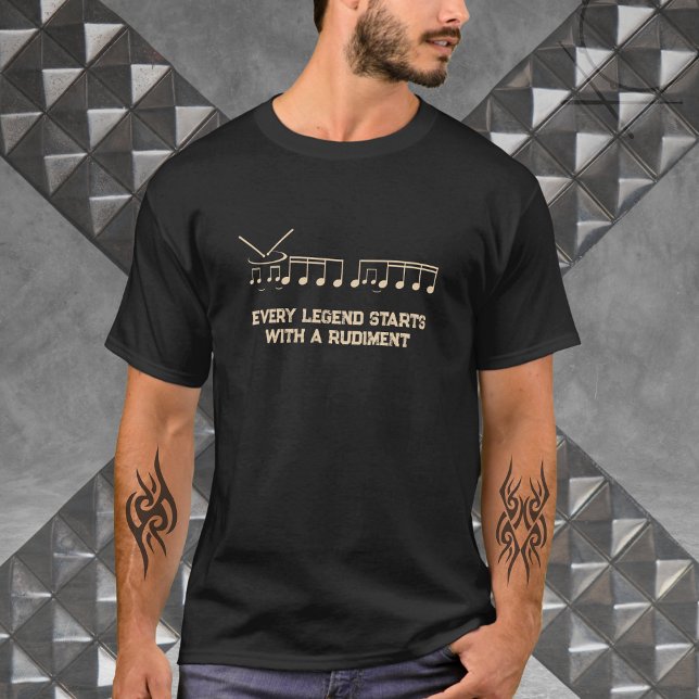 Unique Drummer Rudiment Musician T-Shirt (Unique Drummer Rudiment Musician T-Shirt)