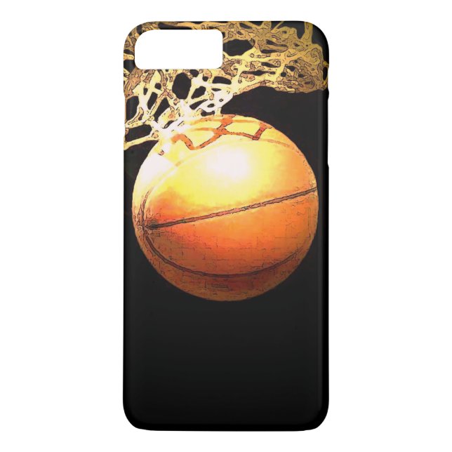Unique élégant de basket-ball iPhone 7 Coque (Dos)