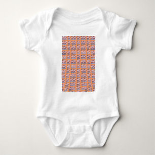 Unique Elegant Heart-Patterned Artwork for All Age Baby Bodysuit