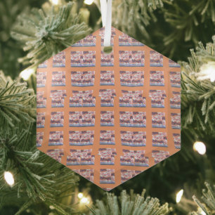 Unique Elegant Heart-Patterned Artwork for All Age Glass Ornament