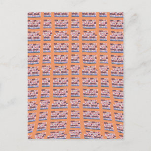 Unique Elegant Heart-Patterned Artwork for All Age Postcard