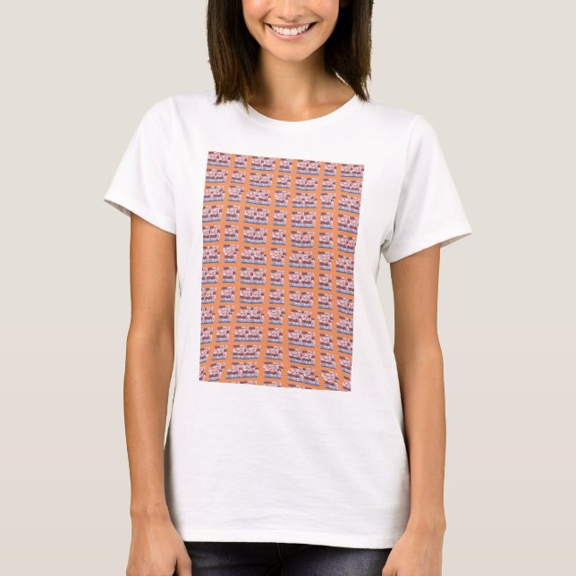 Unique Elegant Heart-Patterned Artwork for All Age T-Shirt (Front)