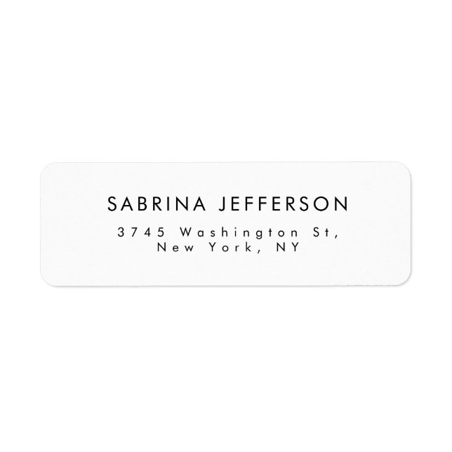 Unique Elegant Plain Simple Minimalist (Front)