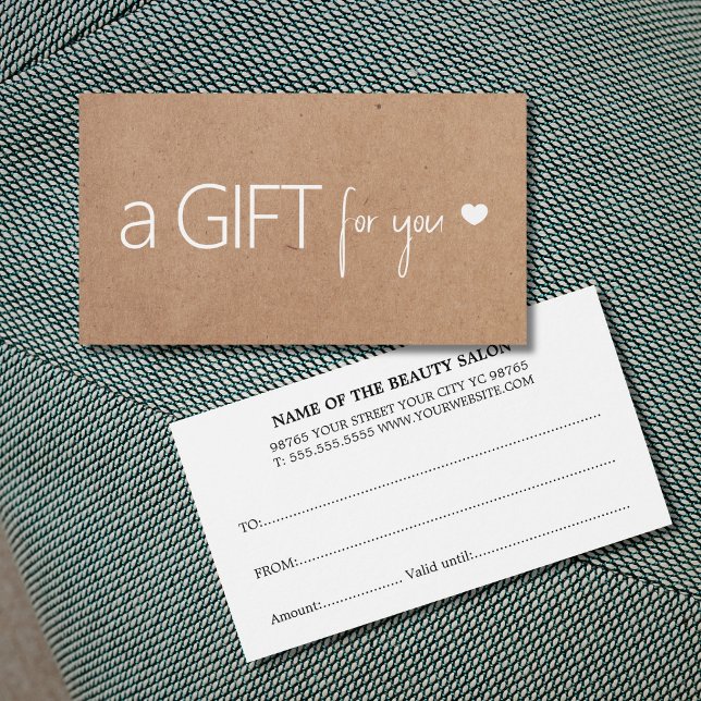 Unique Elegant Printed Kraft White Heart (Creator Uploaded)