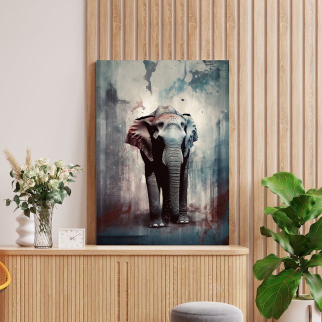 Unique elephant art print: Modern Street Photo Print (Creator Uploaded)