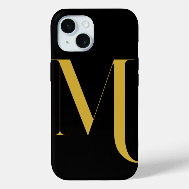 Unique Extra Large Monogram Print Case-Mate iPhone Case (Back)