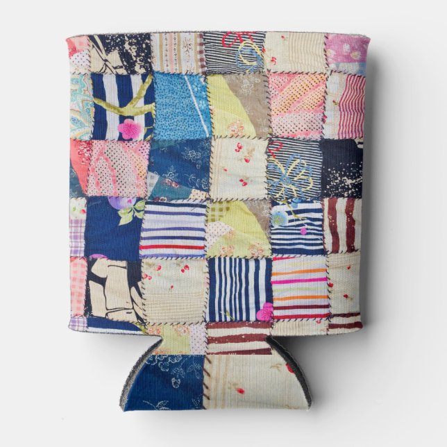 Unique Fabric: Bangkok Handmade Blankets Can Cooler (Front)