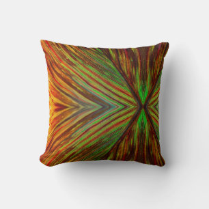 unique feather throw pillow