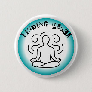 Unique Finding Peace Art Designs - Happy Shopping 2 Inch Round Button