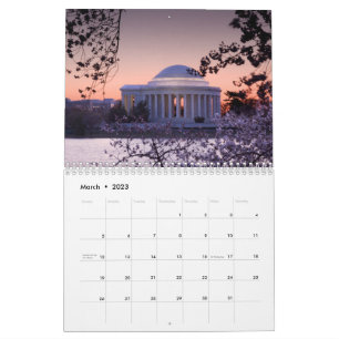 Unique Fine Art Calendrier Washington DC 2023