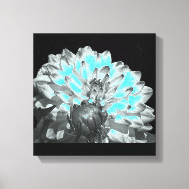 Unique Floral Canvas Print (Front)