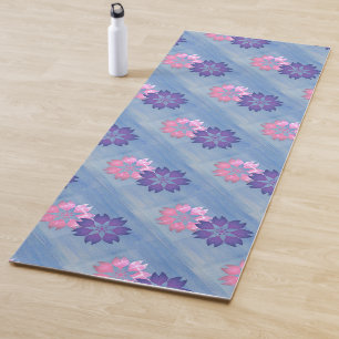 Unique Floral Digital Graphic Print Yoga Mat
