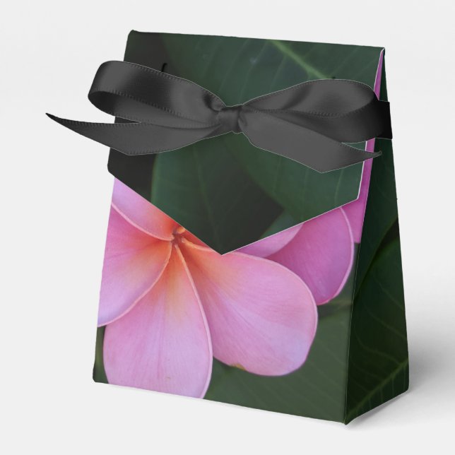 Unique floral photo favor box (Front Side)