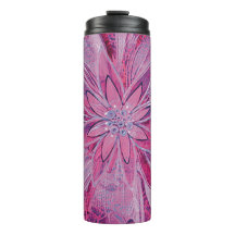 Unique Floral Thermal Tumbler