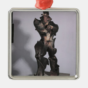 Unique Forms of Continuity in Space, 1913 Metal Ornament