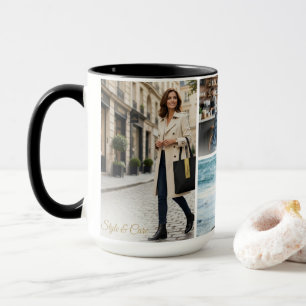 Unique Four Image Layout Personalized Mug