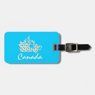 Unique fun Canadian Maple Canada  luggage tag