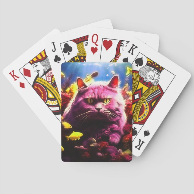Unique & Fun Card Deck for Cat Lovers (Back)