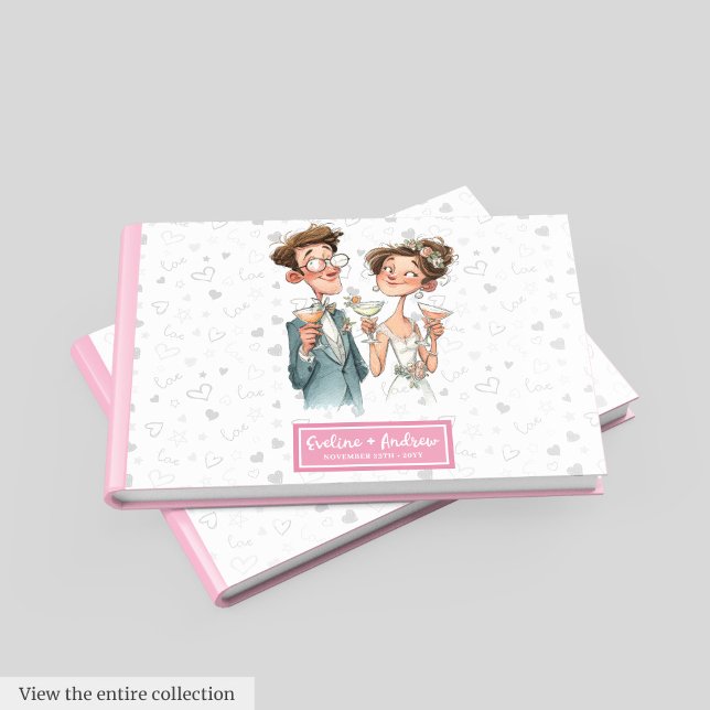 Unique Funny Quirky Couple Mariage Livre d'invité (Unique Funny Quirky Couple Wedding Guest Book)