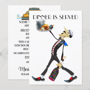 Unique Gathering Waiter Series  Invitation