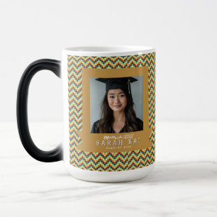 Unique Geometric Print Husband  Graduation Gift Magic Mug