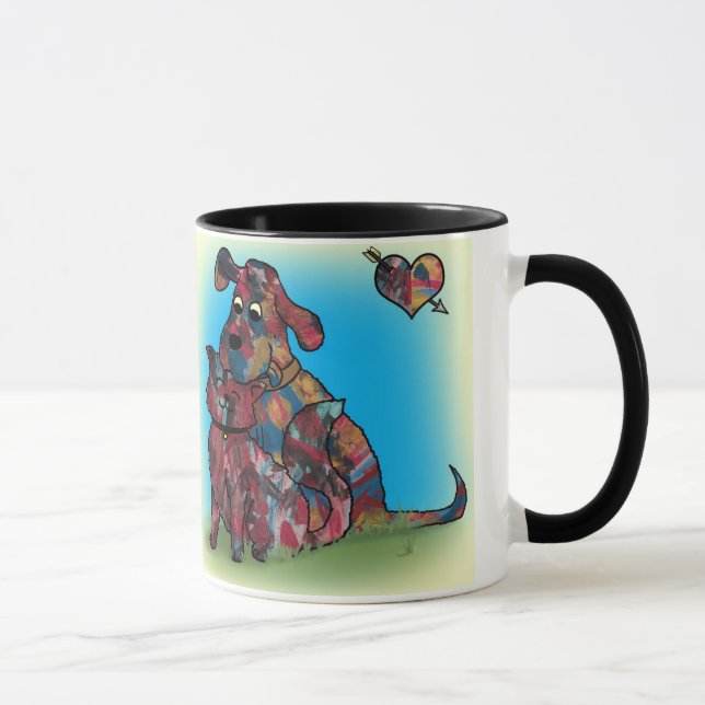 Unique Gift - Dog and Cat Lovers -Mug Mug (Right)