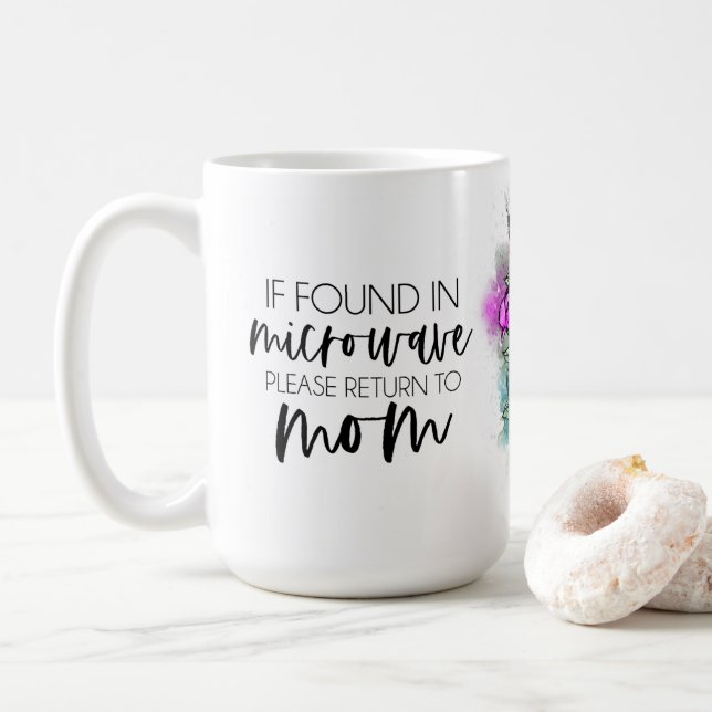 Unique Gift for Moms Coffee Mug (With Donut)