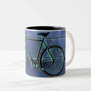 unique gifts for bike riders Two-Tone coffee mug