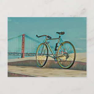 Unique gifts for bikers postcard