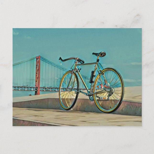 Unique gifts for bikers postcard (Front)
