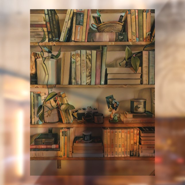 Unique gifts for book lovers window cling (Sheet 2)
