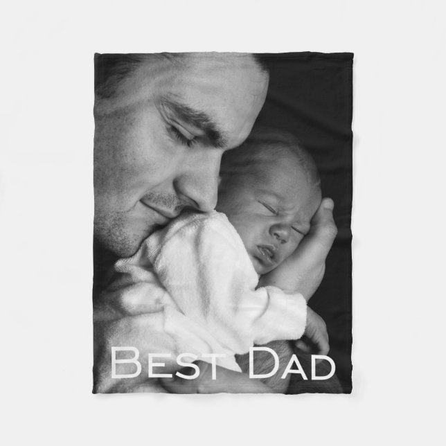 Unique Gifts For Dad Fleece Blankets (Front)