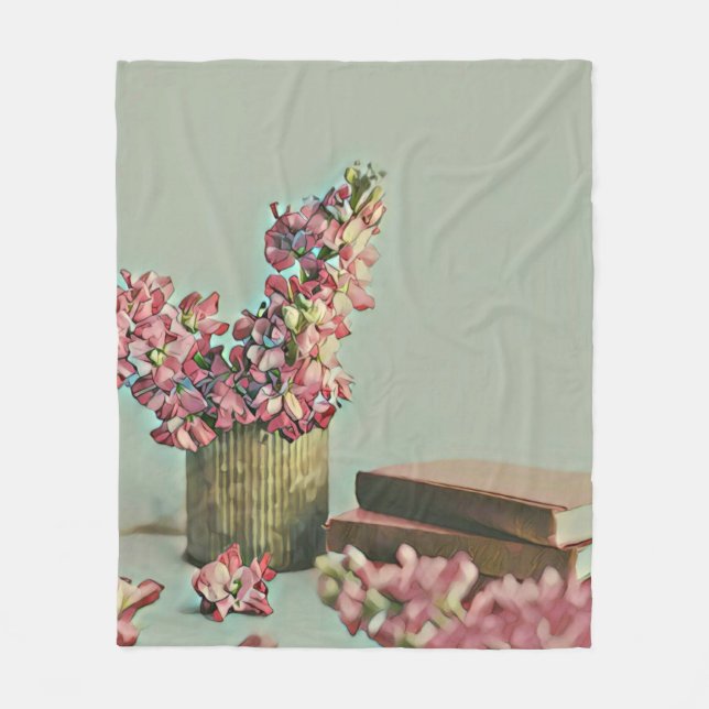 Unique gifts for librarian fleece blanket (Front)