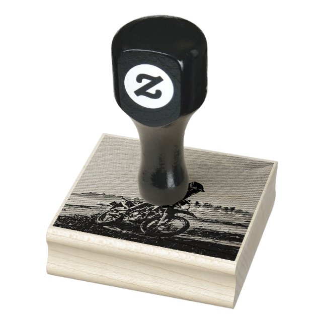 Unique gifts for motorcycle riders rubber stamp (Stamp)