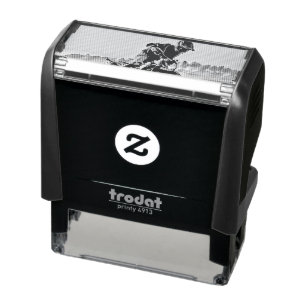 Unique gifts for motorcycle riders self-inking stamp
