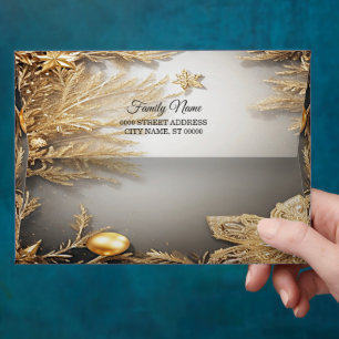 Unique Gold Decorative Envelope