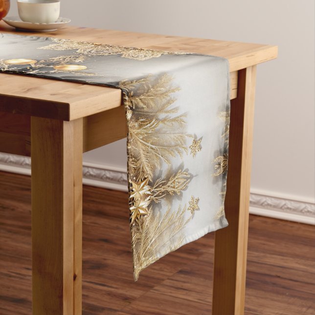 Unique Gold Decorative Table Runner (In Situ)