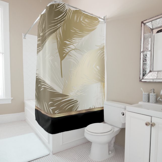 Unique Gold Feather Pattern (In Situ)