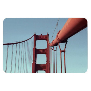 Unique Golden Gate Bridge, San Francisco Photo Magnet