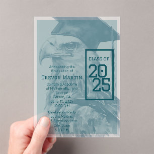 Unique Graduation Announcement Acrylic Invitation