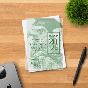 Unique Graduation Announcement Acrylic Invitation