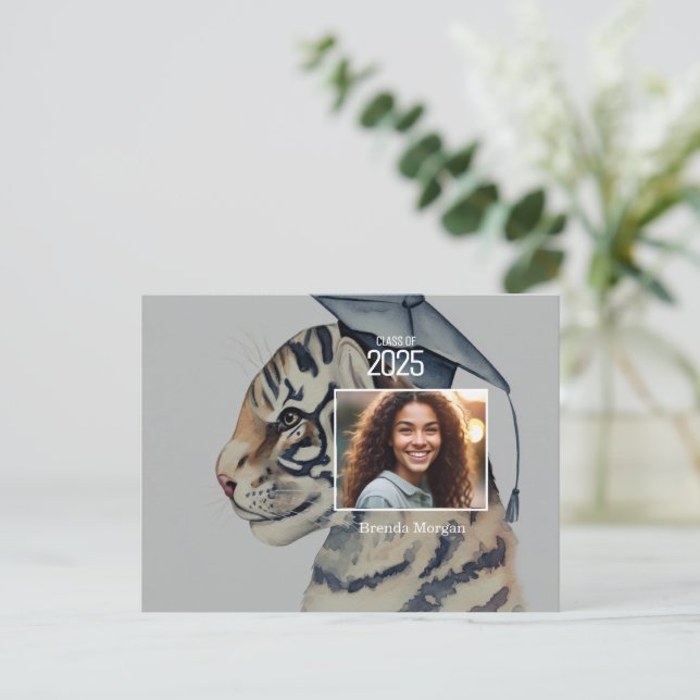 Unique Graduation Announcement Postcard (Standing Front)