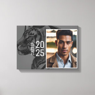 Unique Graduation Photo Stretched Canvas Print