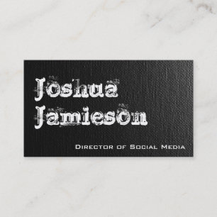 Unique Gris Moderne Cartes de visite professionnel