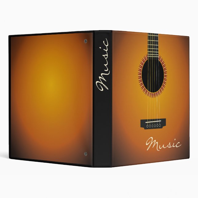 Unique Guitar Music Binder (Background)